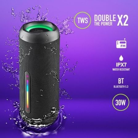 Altifalante com Bluetooth NGS Roller Furia 2/ 30W/ 2.0 - Imagem 4