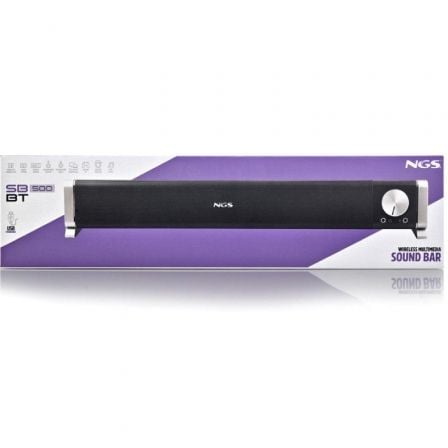 Barra de Som com Bluetooth NGS Subway/ 40W/ 2.0/ Preta - Imagem 5
