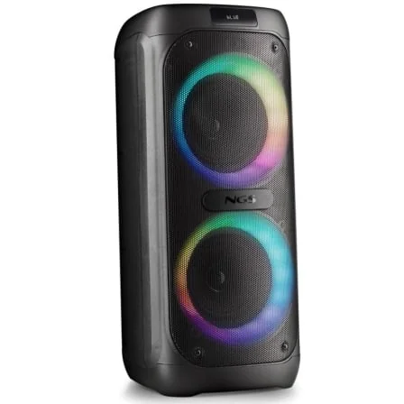Coluna Portátil NGS Wild Banger 2 160W Bluetooth 5.3 TWS RGB USB TF Rádio FM - Imagem 2