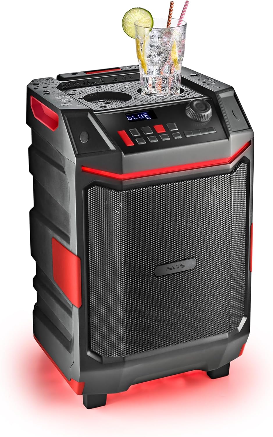 Coluna Portátil NGS Wild Bash 300W com Bluetooth Preto - Imagem 2
