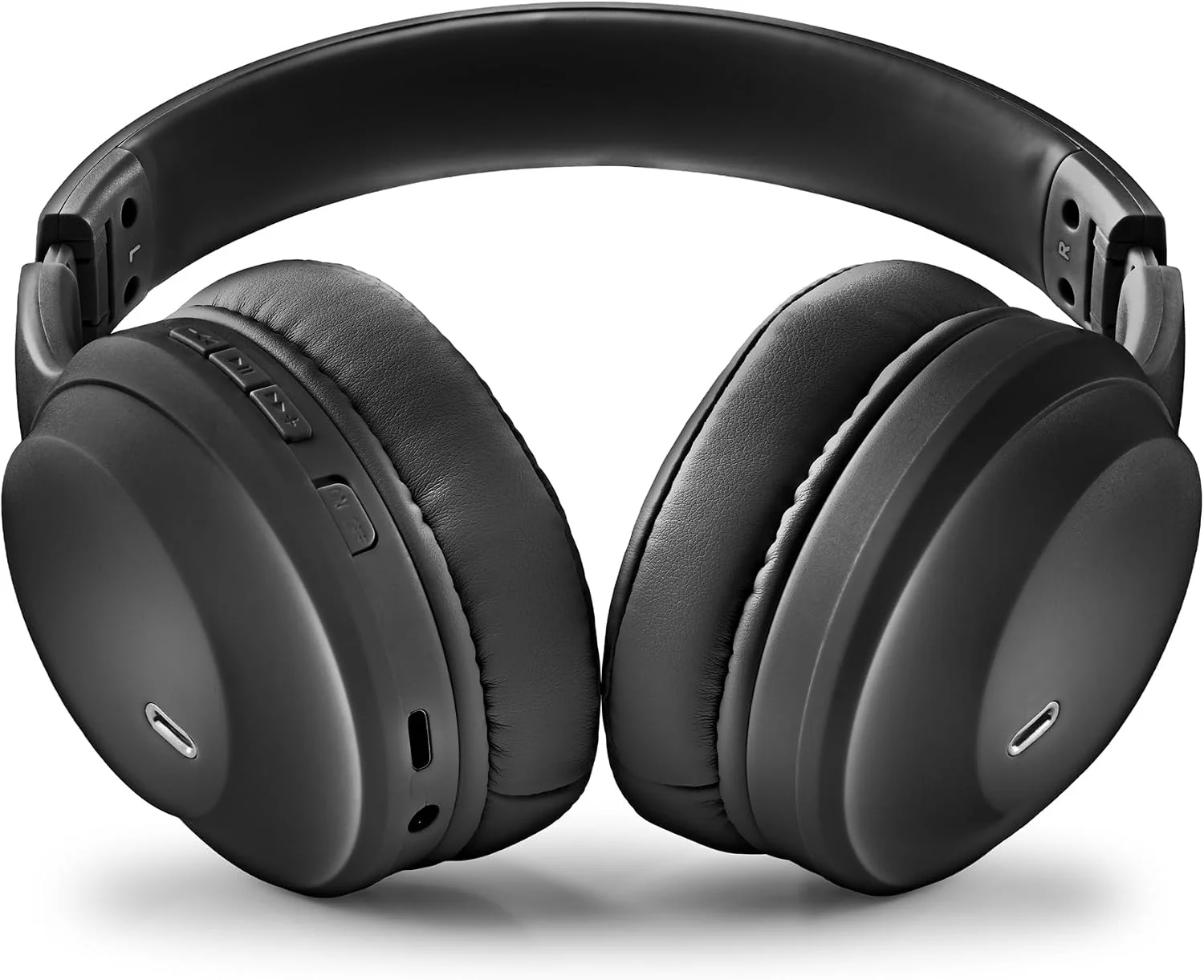 Auriculares Bluetooth NGS Artica Glacier Circumaurais Bateria 75h Microfone USB-C Preto - Imagem 4