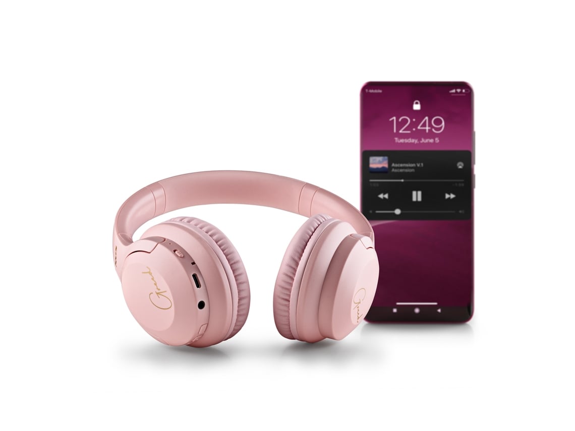 Auscultadores Sem Fios NGS Artica Greed/ com Microfone/ Bluetooth/ Rosa - Imagem 10