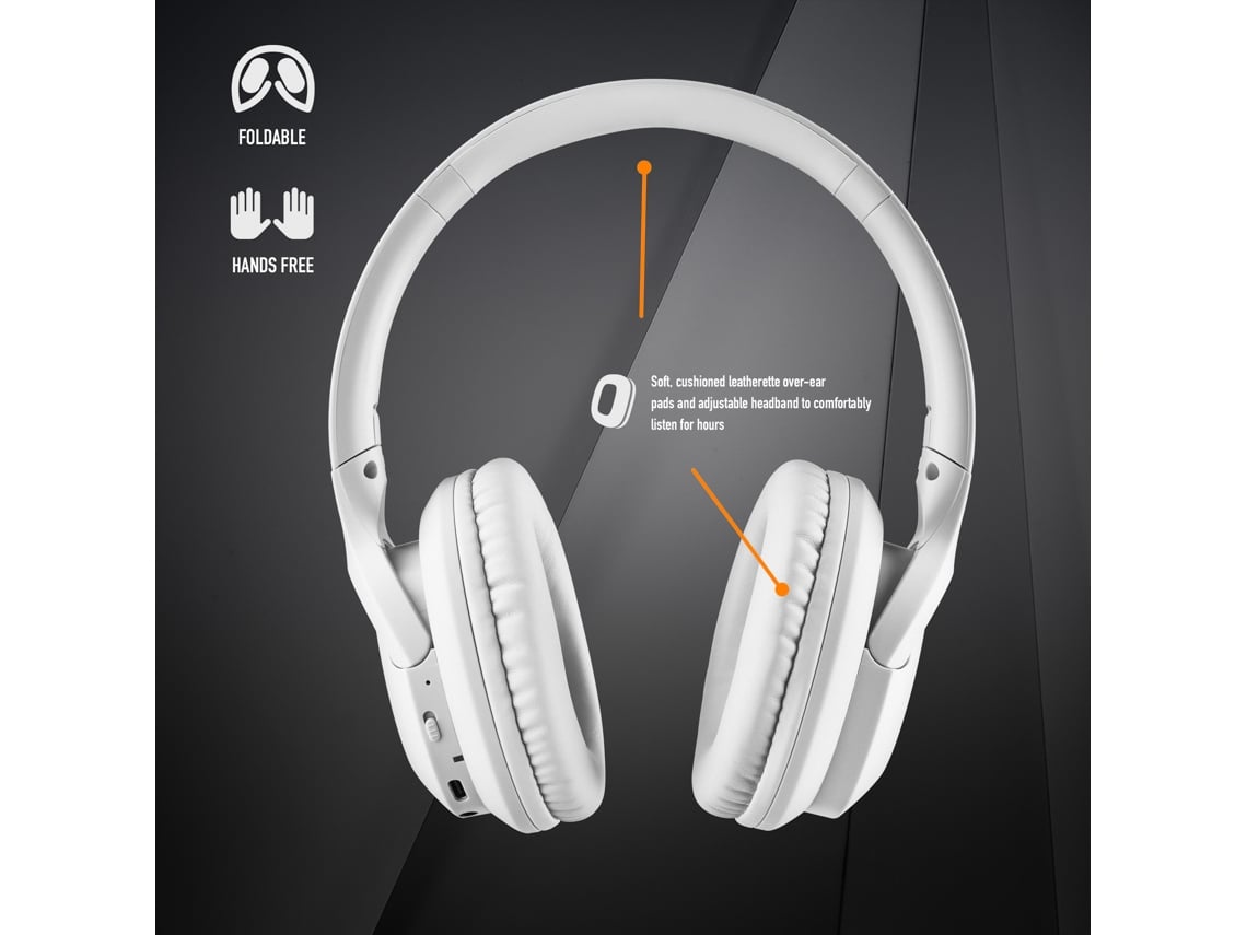 Auscultadores Sem Fios NGS Artica Greed/ com Microfone/ Bluetooth/ Brancos - Imagem 6