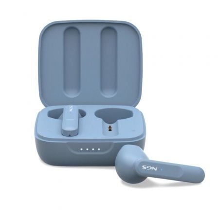 Auriculares Bluetooth NGS Ártica Move com estojo de carregamento/ Autonomia 7h/ Azuis