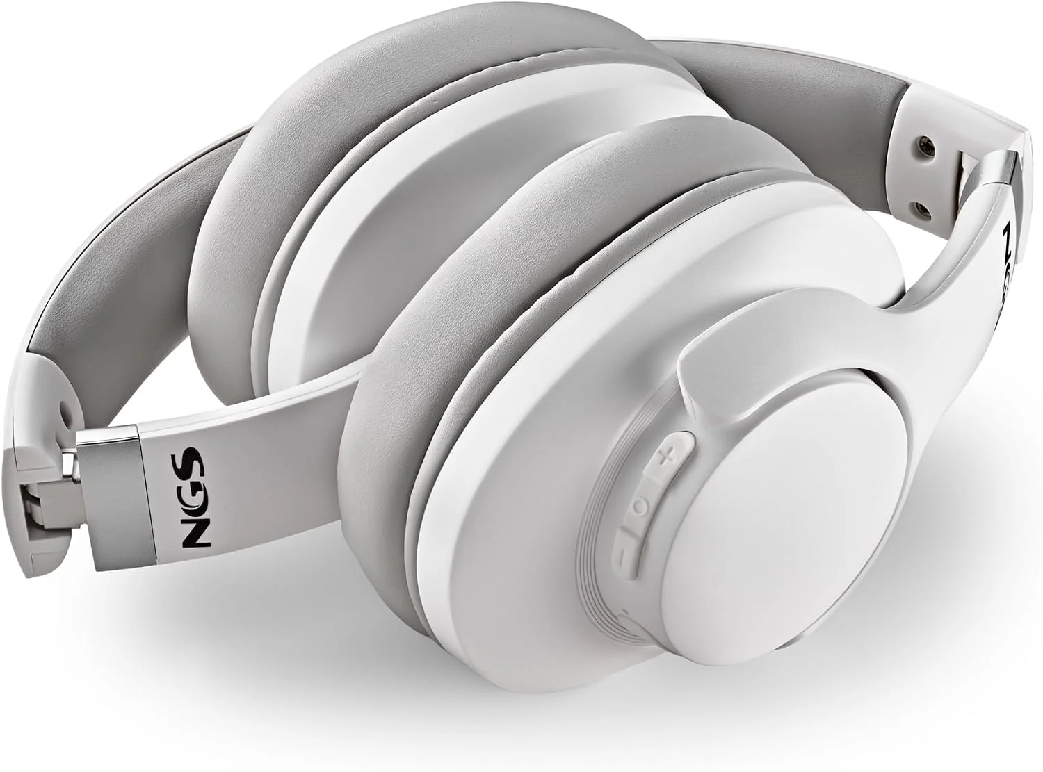 Auriculares Bluetooth NGS Artica Storm Over-ear ANC Bateria 45h Branco - Imagem 4