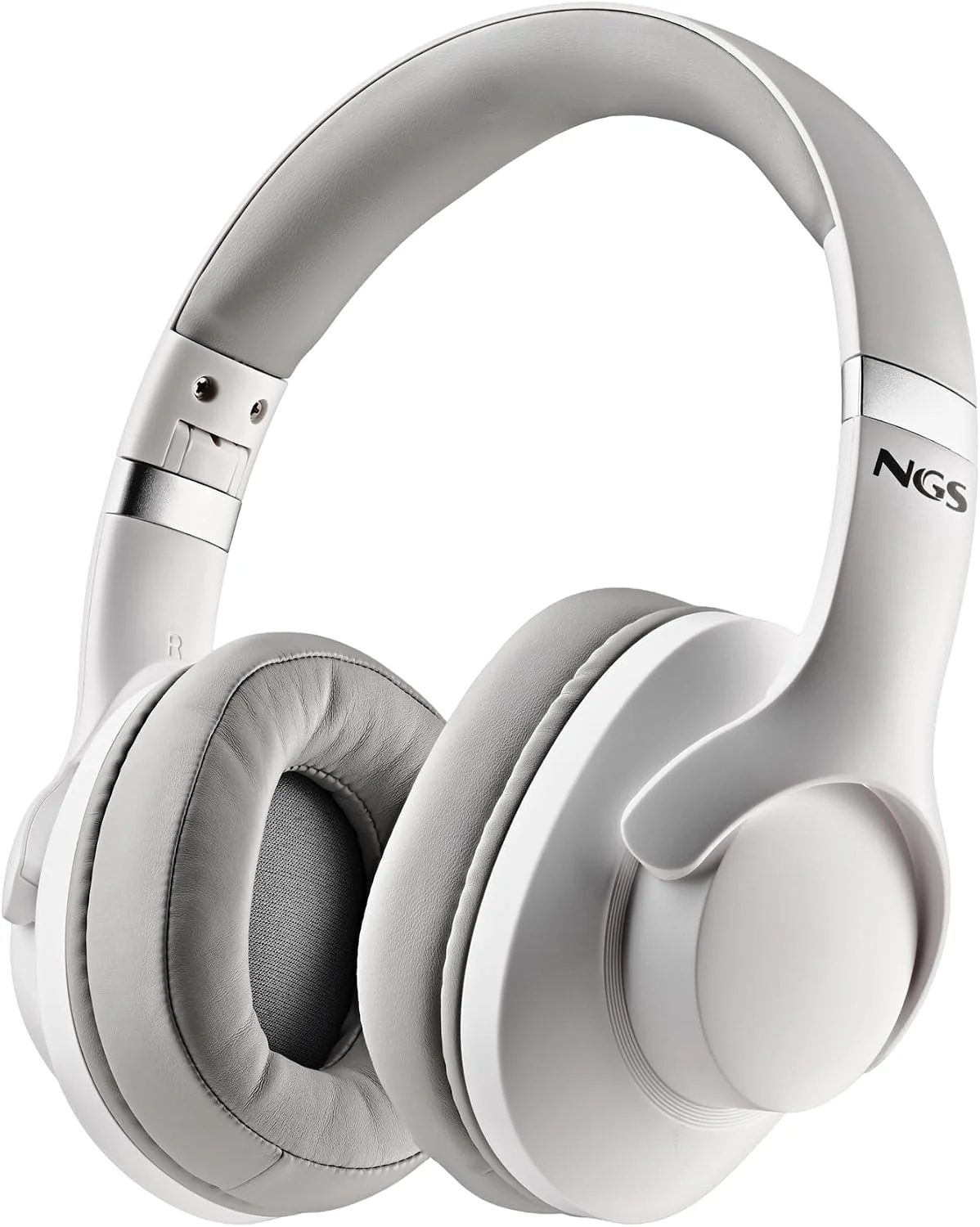 Auriculares Bluetooth NGS Artica Storm Over-ear ANC Bateria 45h Branco
