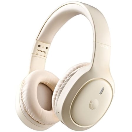 Auriculares Bluetooth NGS Artica Tempest 80h Autonomia Drivers 40mm Multiponto Bege