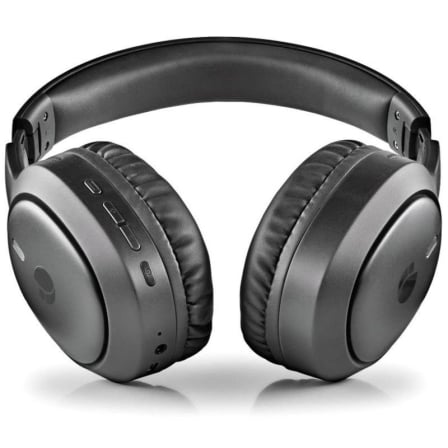 Auriculares Bluetooth NGS Artica Tempest 40mm Drivers 80h Bateria USB-C Microfone Preto - Imagem 3