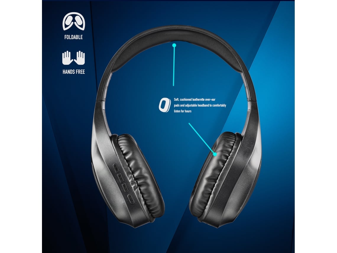 Auriculares Sem Fios NGS Artica Wrath/ com Microfone/ Bluetooth/ Pretos - Imagem 4
