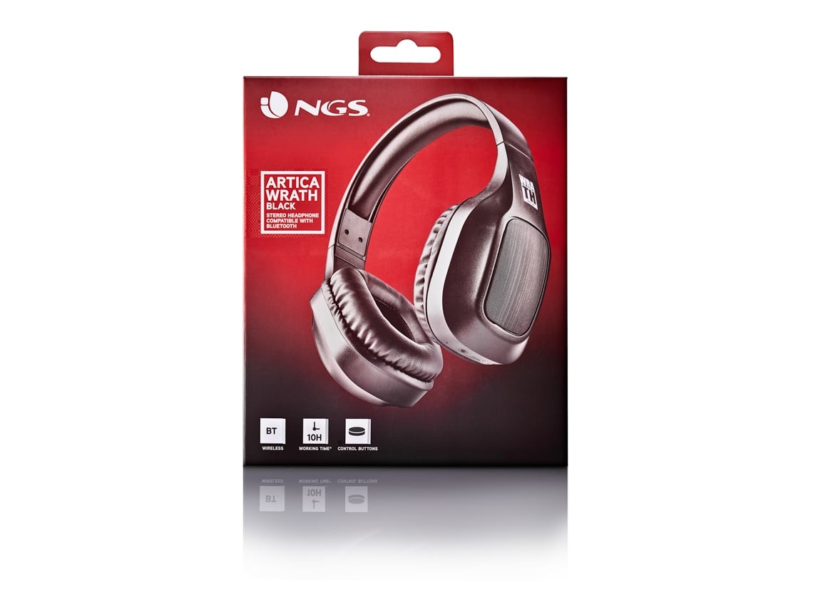 Auriculares Sem Fios NGS Artica Wrath/ com Microfone/ Bluetooth/ Pretos - Imagem 11