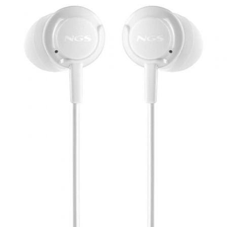 Auriculares Intrauditivos NGS Cross Drift/ com Microfone/ Jack 3.5/ Brancos - Imagem 3