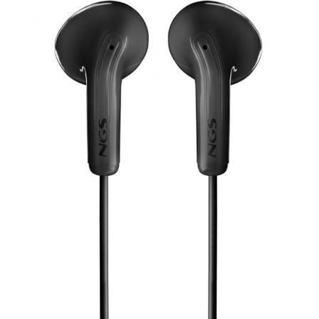 Auriculares Intra-auriculares NGS Cross Flip/ com Microfone/ Jack 3.5/ Pretos - Imagem 3