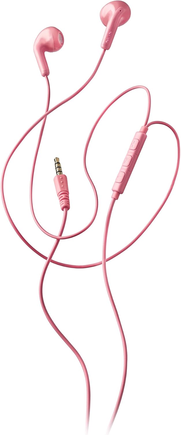 Auscultadores Intra-auriculares NGS Cross Flip/ com Microfone/ Jack 3.5/ Cor-de-Rosa - Imagem 3