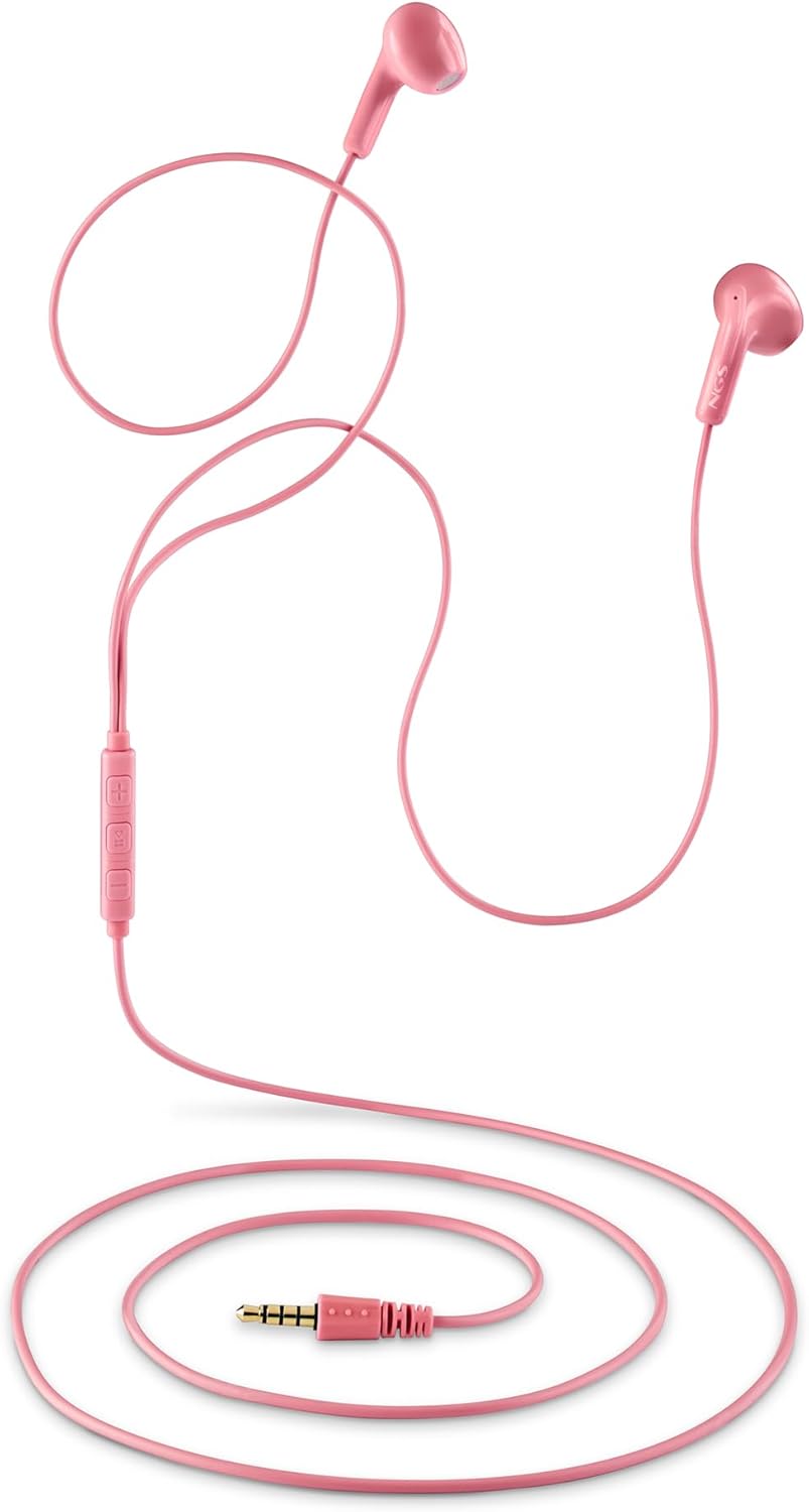 Auscultadores Intra-auriculares NGS Cross Flip/ com Microfone/ Jack 3.5/ Cor-de-Rosa - Imagem 8