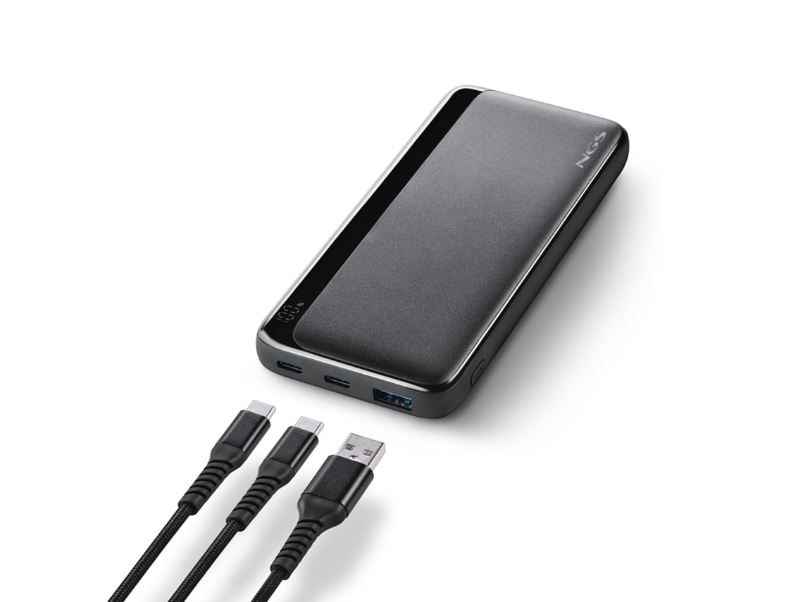 Powerbank 10000mAh NGS QUIZ 10/ 22.5W/ Preta - Imagem 4