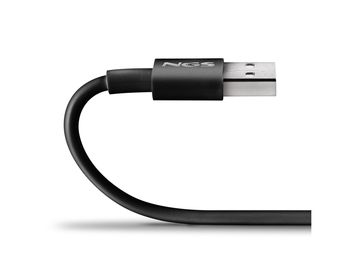 Cabo USB 2.0 NGS ZYRO-AC/ USB Macho - USB Tipo-C Macho/ Até 15W/ 480Mbps/ 1m/ Preto - Imagem 6