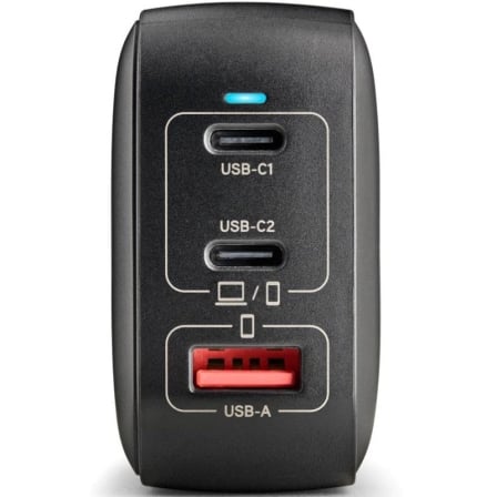 Carregador de Parede GaN NGS BUD100WTINY 100W 2x USB-C 1x USB-A Branco - Imagem 3