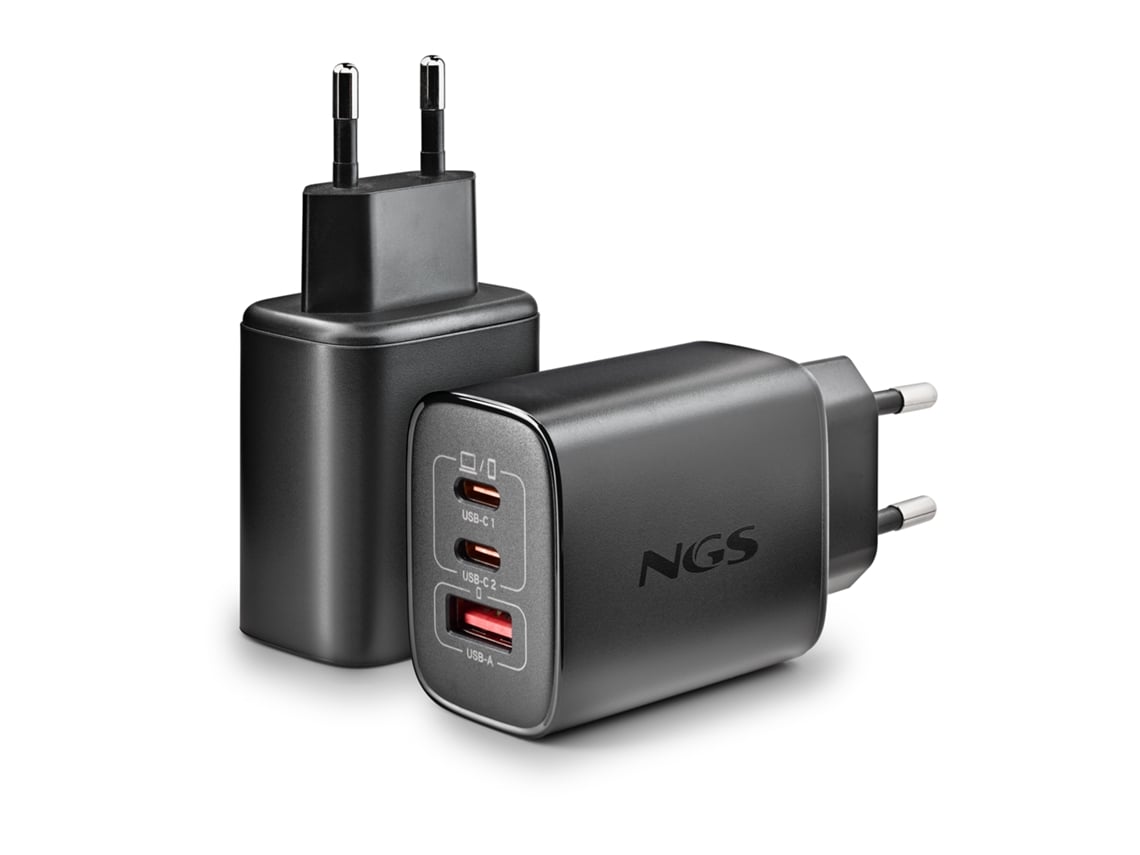 Carregador de Parede GaN NGS Era 65W/ 2xUSB Tipo-C/ 1xUSB/ 65W - Imagem 5