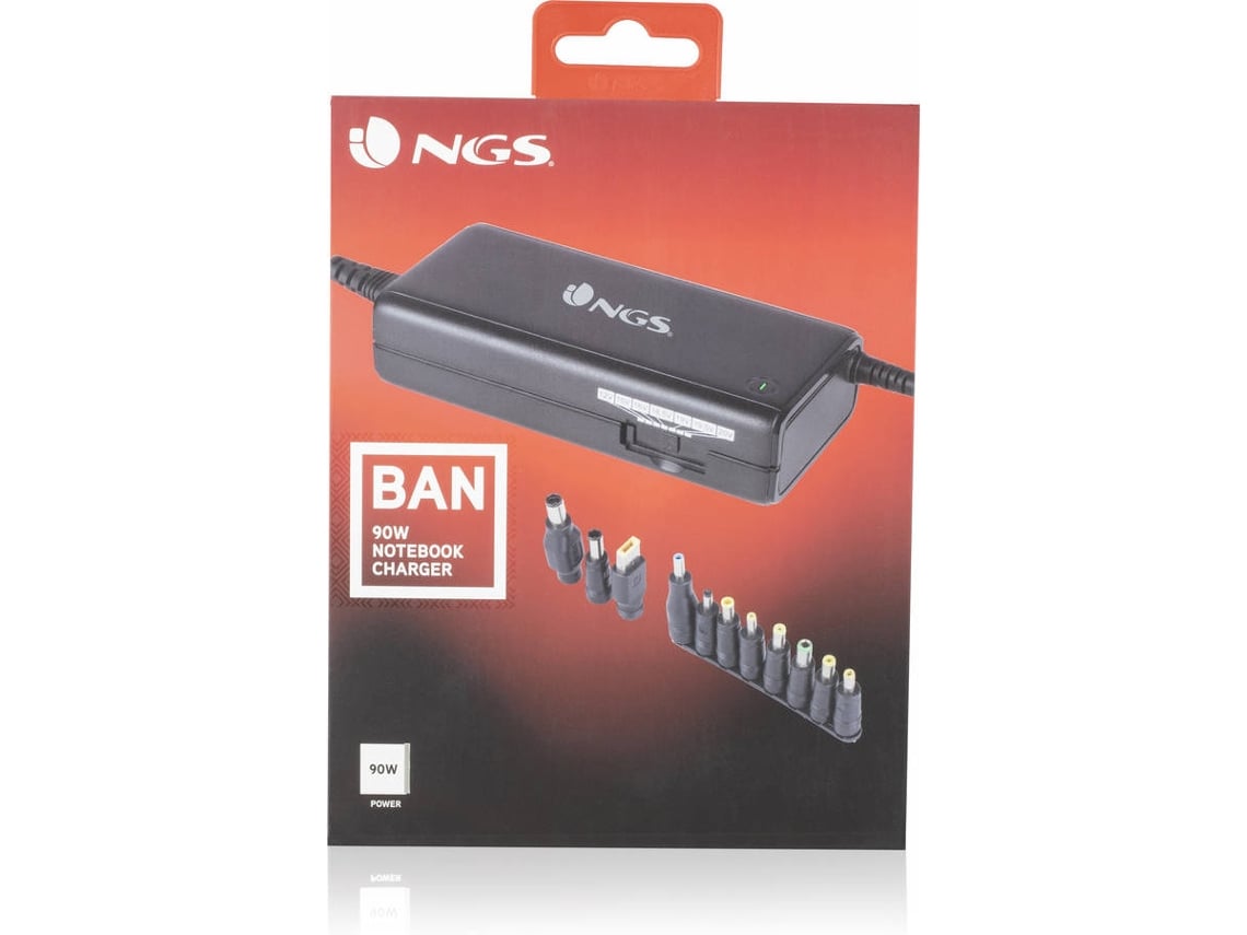 Carregador de Portátil NGS BAN/ 90W/ Manual/ 11 Conectores/ Voltagem 12-20V - Imagem 5