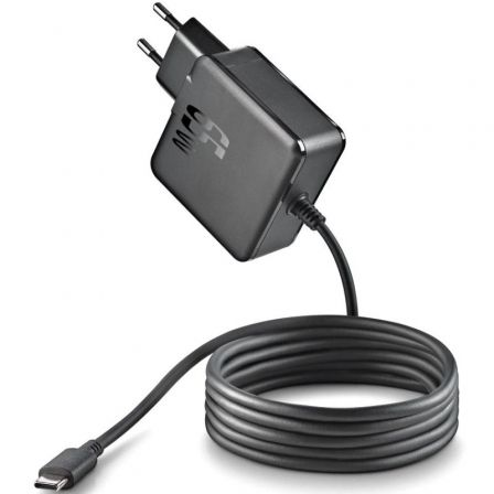 Carregador de Portátil NGS GAN 65W-C USB Tipo-C/ 65W/ Automático/ Voltagem 5-20V