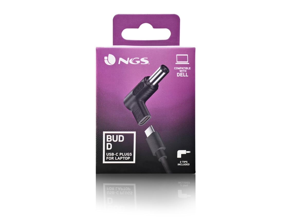 Pack 2 Clavijas para Portátil Dell NGS BUD-D/ DC - USB Tipo-C - Imagem 4