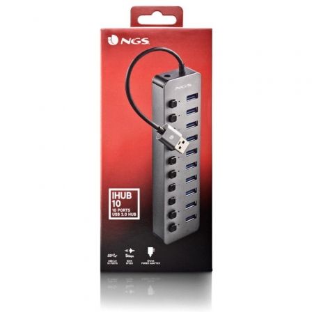 Hub USB NGS IHUB10/ 10xUSB 3.0 - Imagem 5