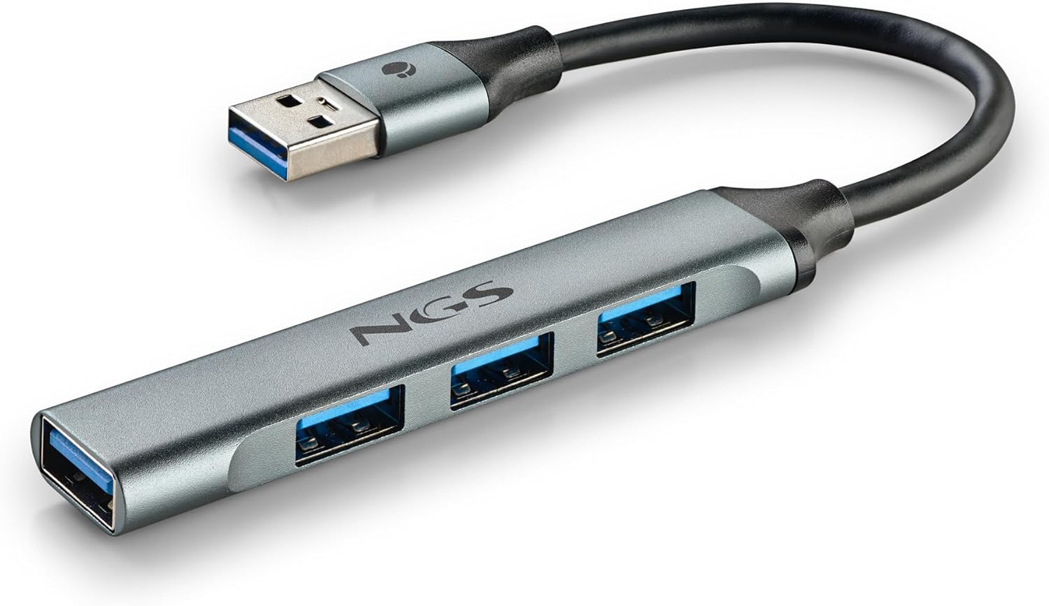 Hub USB NGS IHUB4 Micro/ 4xUSB/ Cinzento - Imagem 2