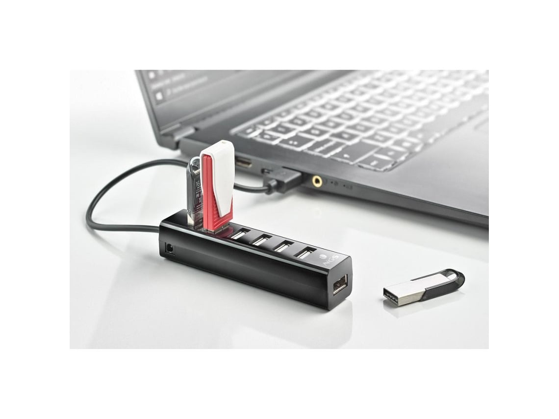 Hub USB 2.0 com Alimentação Externa NGS IHUB7 Tiny/ 7xUSB - Imagem 8
