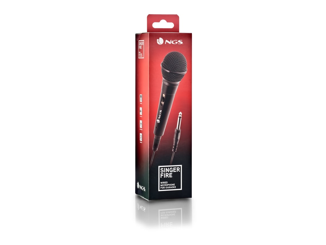 Microfone NGS Singer Fire - Imagem 6