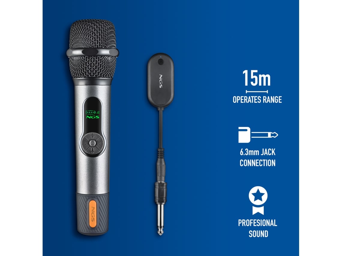 Micrófone Sem Fios NGS Singer Star - Imagem 2
