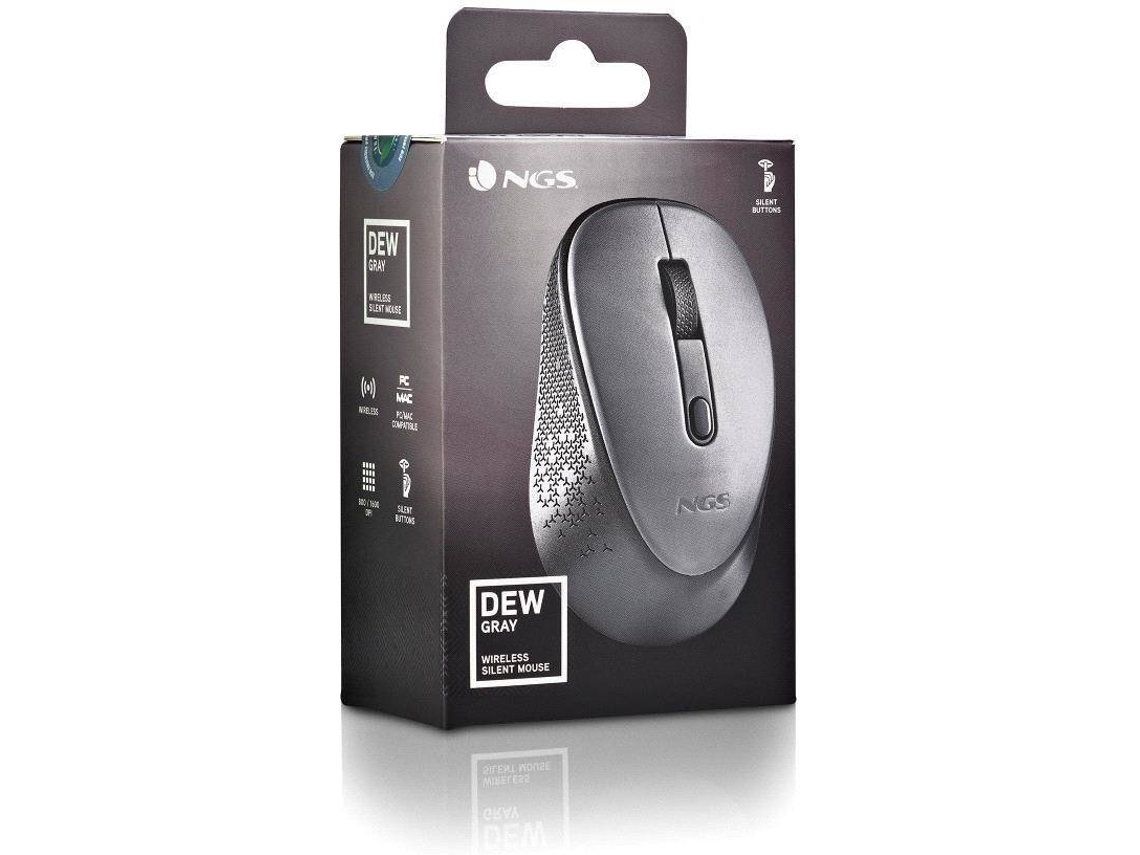 Rato Sem Fios NGS Dew Gray/ Até 1600 DPI/ Cinzento - Imagem 3