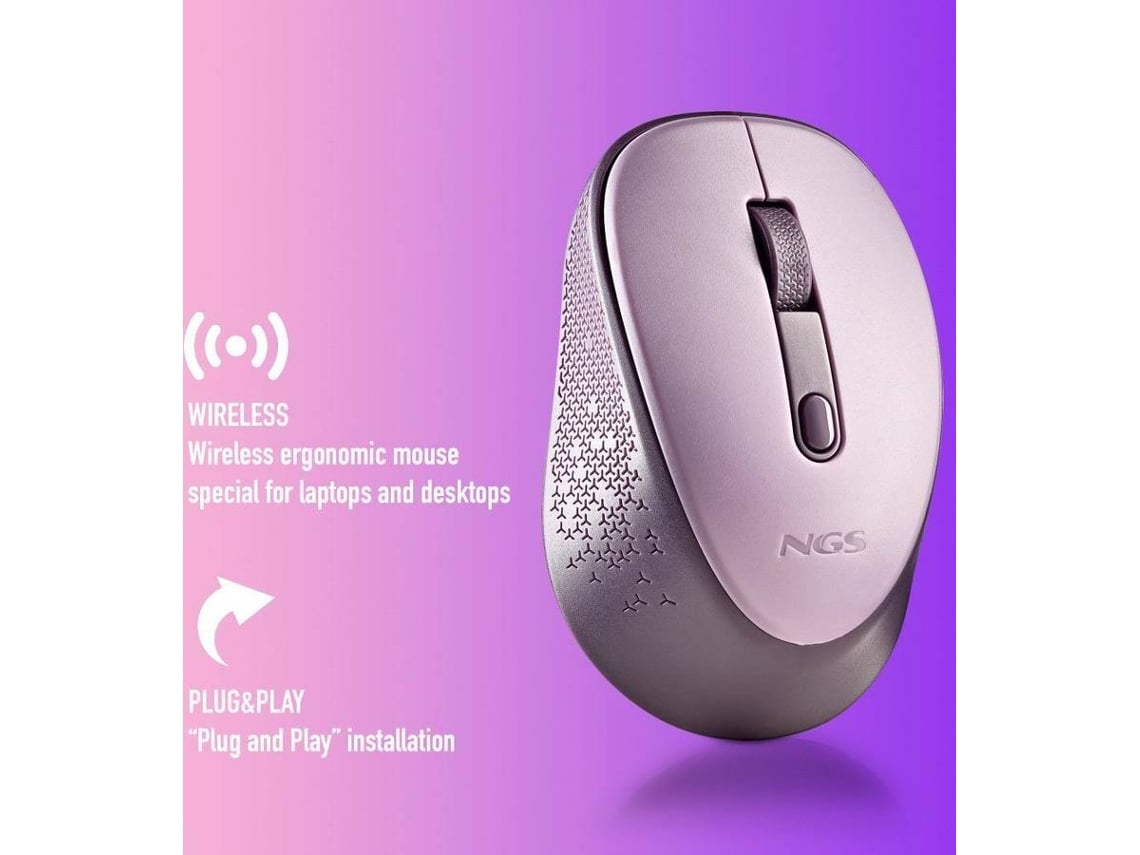 Rato sem Fios NGS Dew Lilac/ Até 1600 DPI/ Lilás - Imagem 9