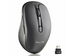 Rato Sem Fios NGS Evo Mix silencioso/ Bateria recarregável/ Até 3200 DPI/ Preto - Imagem 2