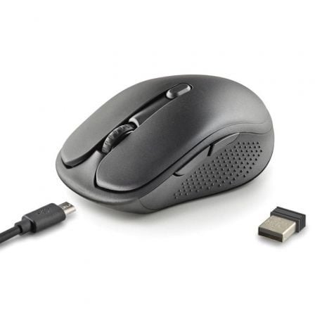 Rato Sem Fios NGS Evo Spook silencioso/ Bateria recarregável/ Até 1600 DPI/ Preto - Imagem 5