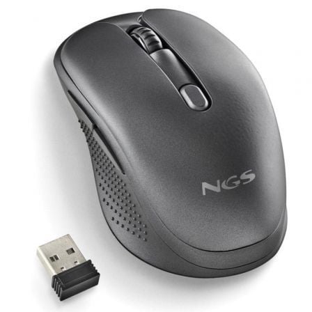 Rato Sem Fios NGS Evo Spook silencioso/ Bateria recarregável/ Até 1600 DPI/ Preto - Imagem 3