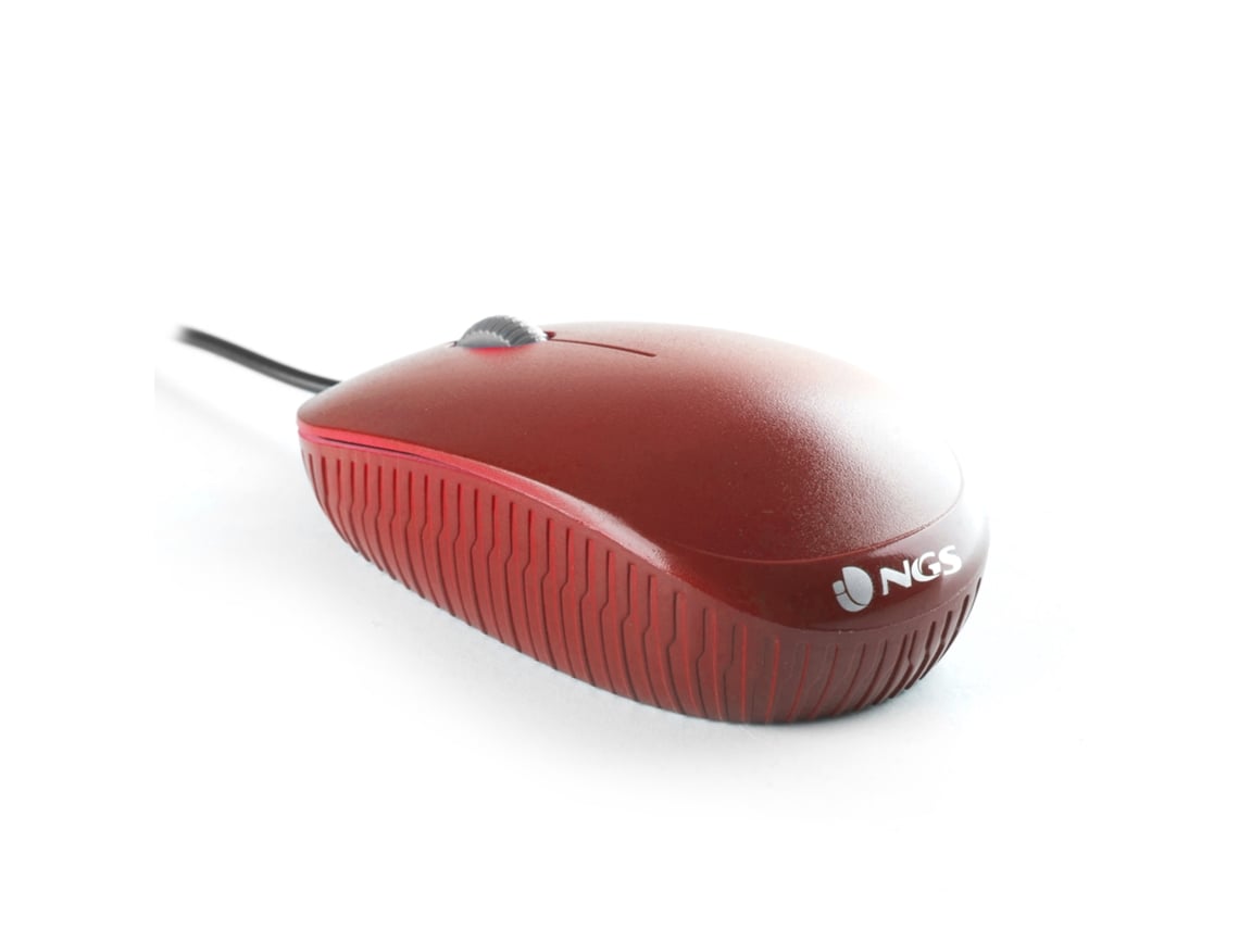 Rato NGS Flame/ Até 1000 DPI/ Vermelho - Imagem 3