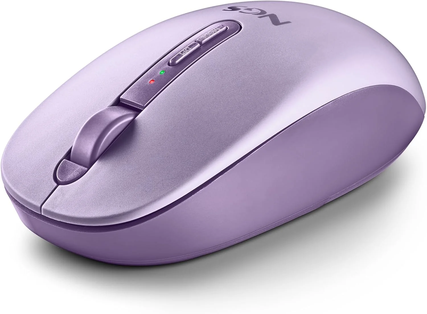 Rato Sem Fios NGS Fog Dual 1600 DPI Bluetooth 5.2 & 2.4GHz Silencioso Ergonómico Roxo - Imagem 5