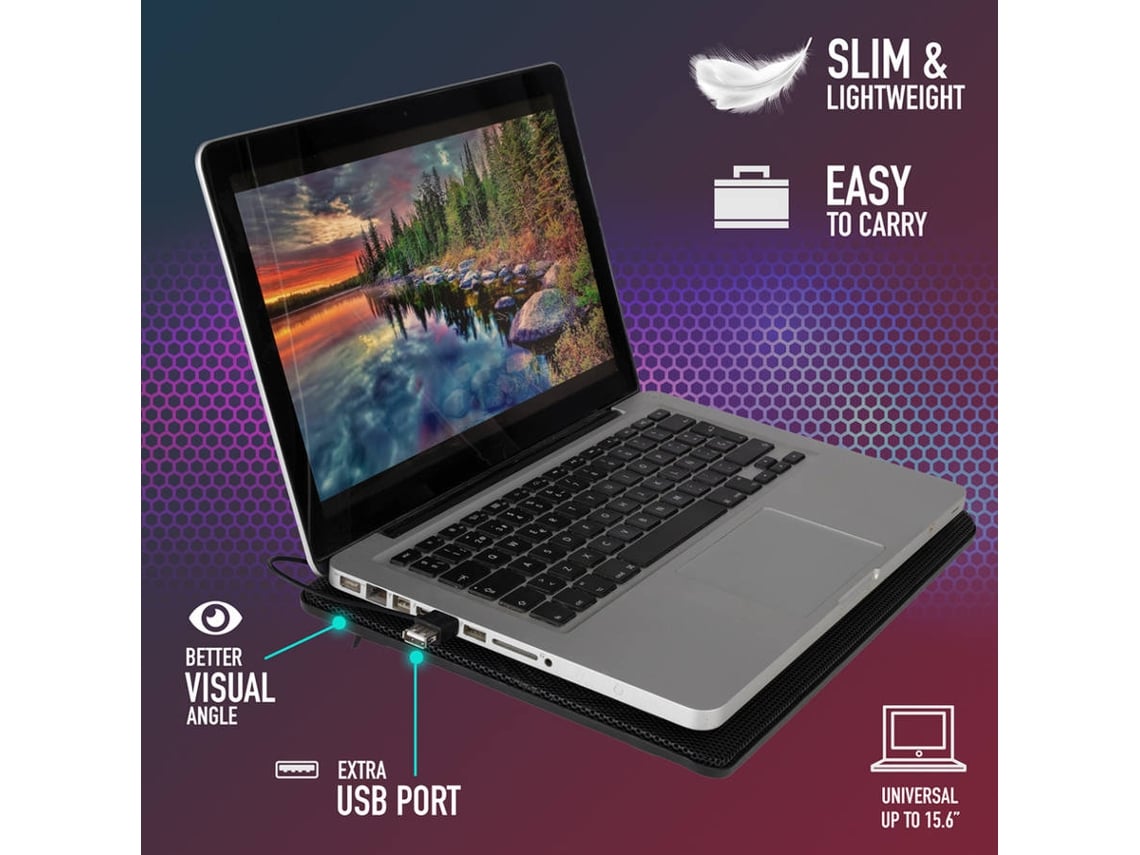 Suporte Refrigerante NGS Cooler Jetstand para Portáteis até 15.6"/ Iluminação LED - Imagem 6