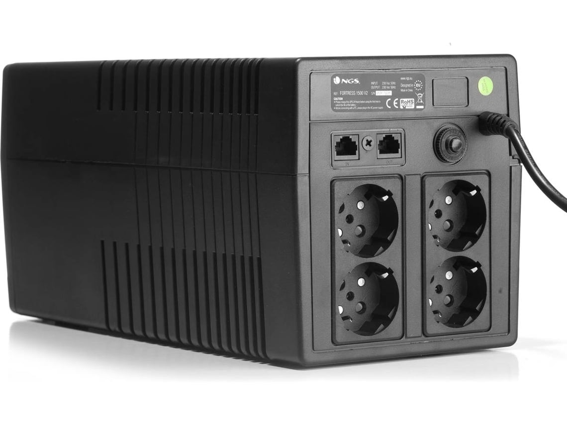 UPS Offline NGS Fortress 1500 V2/ 1200VA-720W/ 4 Saídas/ Formato Torre - Imagem 3