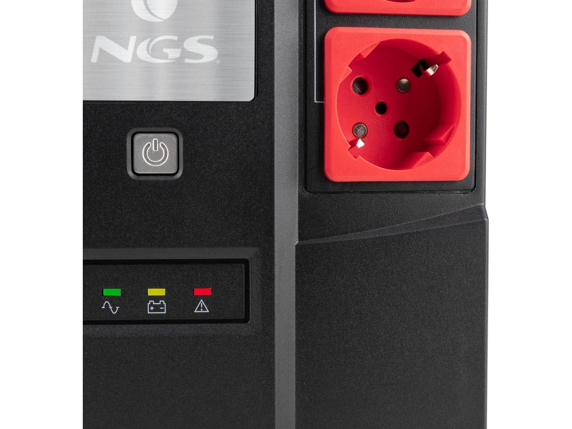 UPS Offline NGS Fortress Bunker/ 600VA-360W/ 6 Saídas/ Formato Bloco - Imagem 3