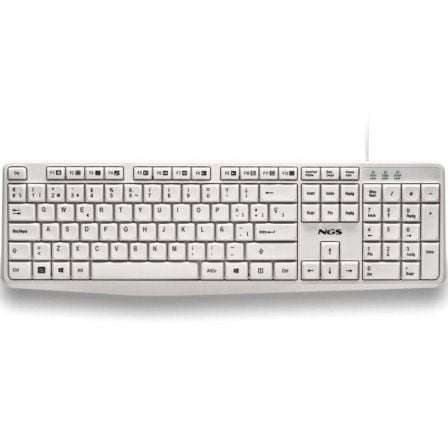 Teclado NGS Heritage HERITAGESPANISH/ Branco - Imagem 2