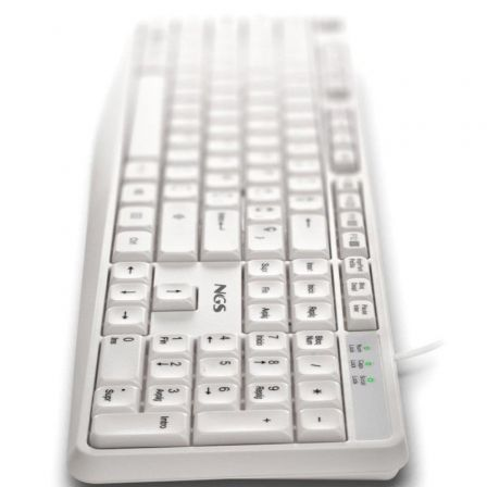 Teclado NGS Heritage HERITAGESPANISH/ Branco - Imagem 4