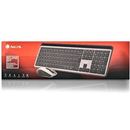 Teclado e Rato Sem Fios NGS Eclipse KIT - Imagem 5