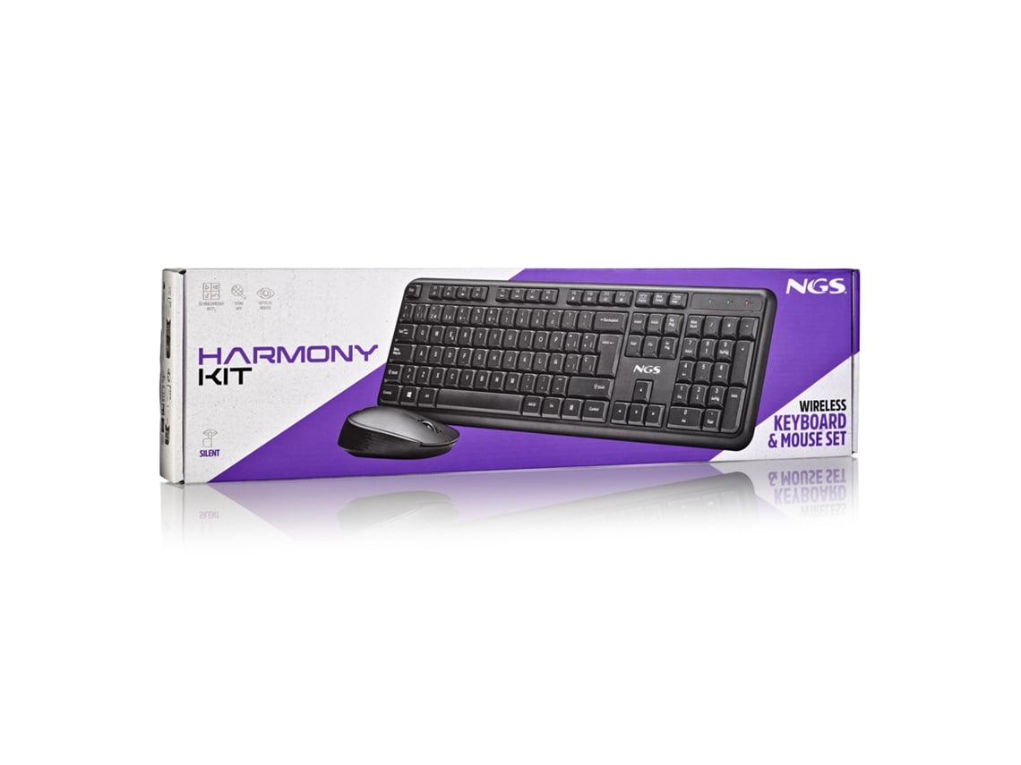 Teclado e Rato Sem Fios NGS Harmony Kit - Imagem 6