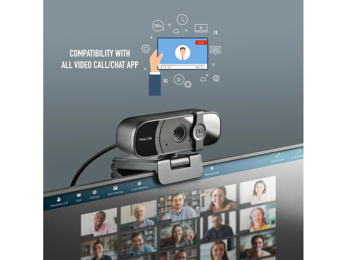 Webcam NGS XpressCam 1080/ 1920 x 1080 Full HD - Imagem 5