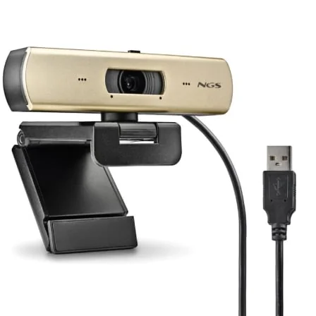 Webcam NGS XpressCam 4000 4K Ultra HD 12MP Sensor Sony CMOS Microfone USB 2.0 Preto - Imagem 3