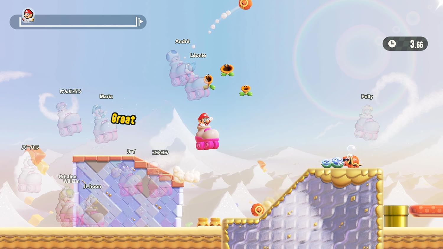 Jogo para Consola Nintendo Switch 2 Super Mario Bros. Wonder + Parque Belabel - Imagem 7