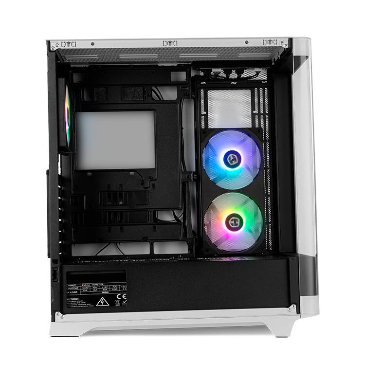Caixa Gaming Semitorre Nox Hummer ETHER/ Branca e Preta - Imagem 4