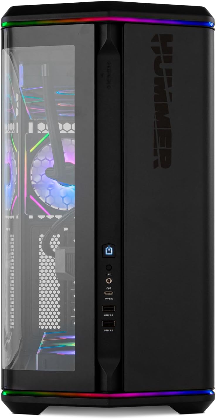 Caixa Gaming NOX Hummer Anvil Semitorre ATX Preto - Imagem 2