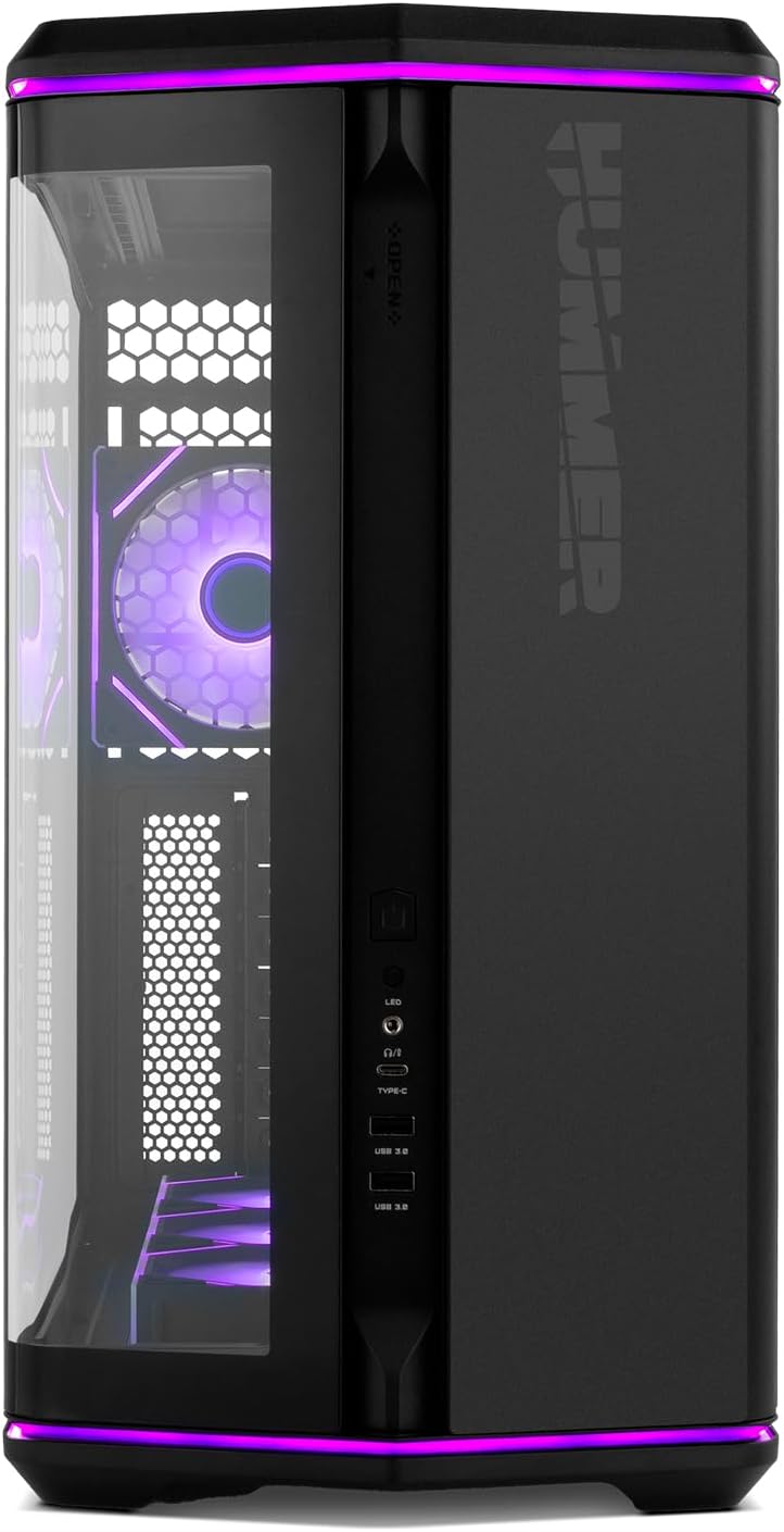 Caixa Gaming NOX Hummer Anvil Semitorre ATX Preto - Imagem 6